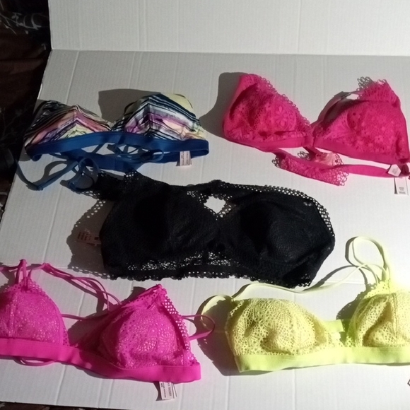 Victoria's Secret Other - Victoria's Secret Lace Bralette Set - Five Pieces NWT